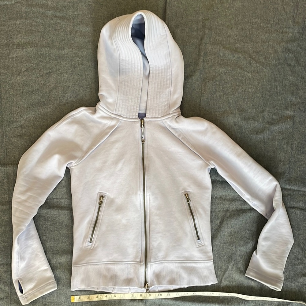 Lululemon Scuba Hoodie Approximately Size 4 Lavender Periwinkle EUC